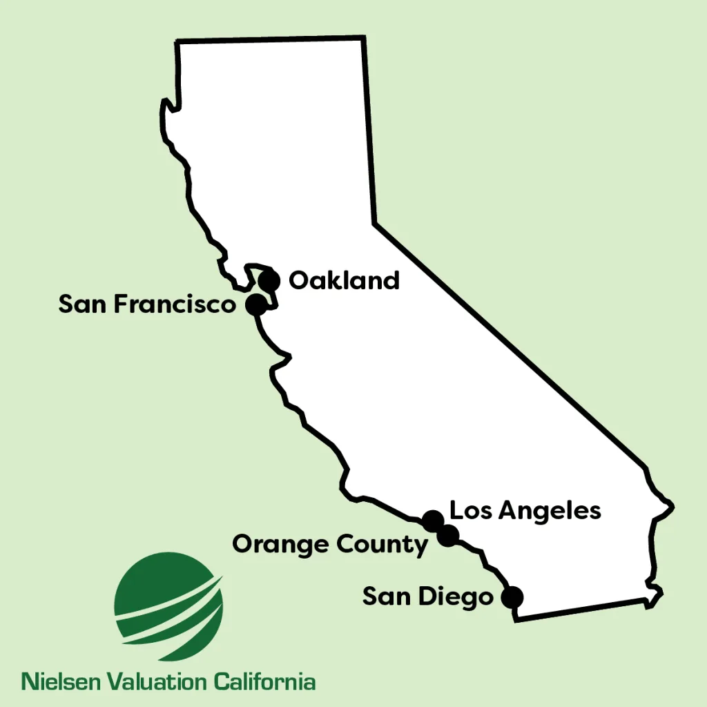 Nielsen Valuation California locations